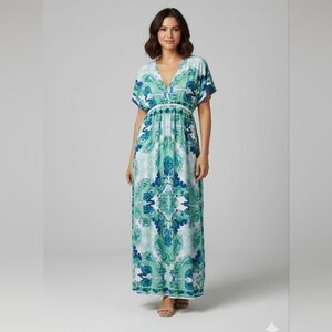 India Boutique Women's Bohemian Maxi Dress Multi-Color One Size (Fits Most) EUC